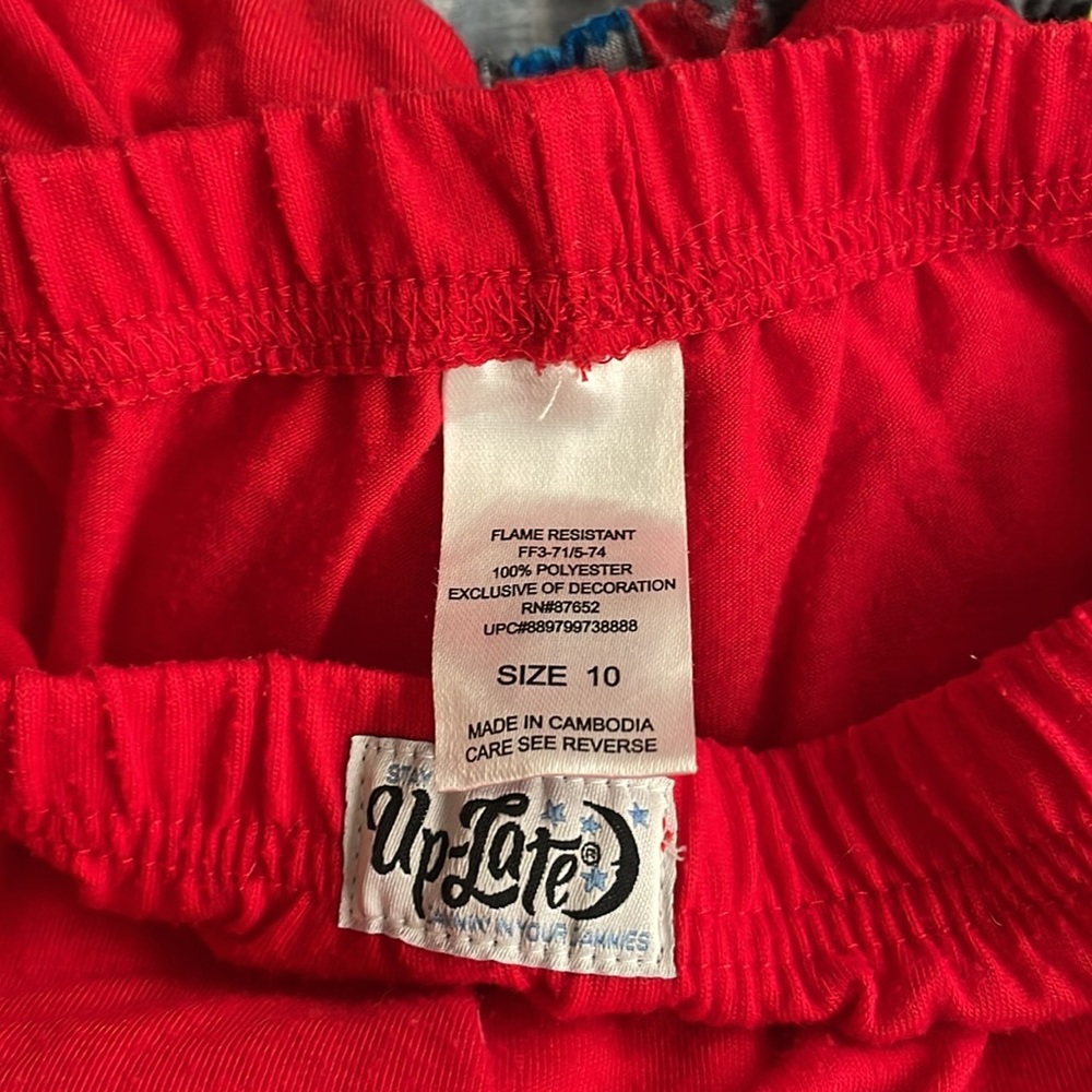 3 piece boys pajamas size 10 - Picture 5 of 5